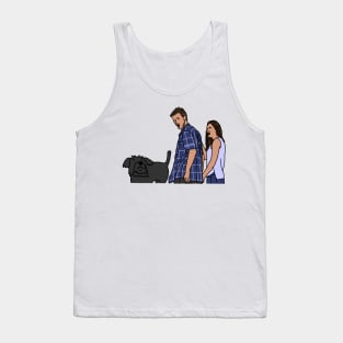 Distracted Boyfriend and Fergus the Dog Tank Top